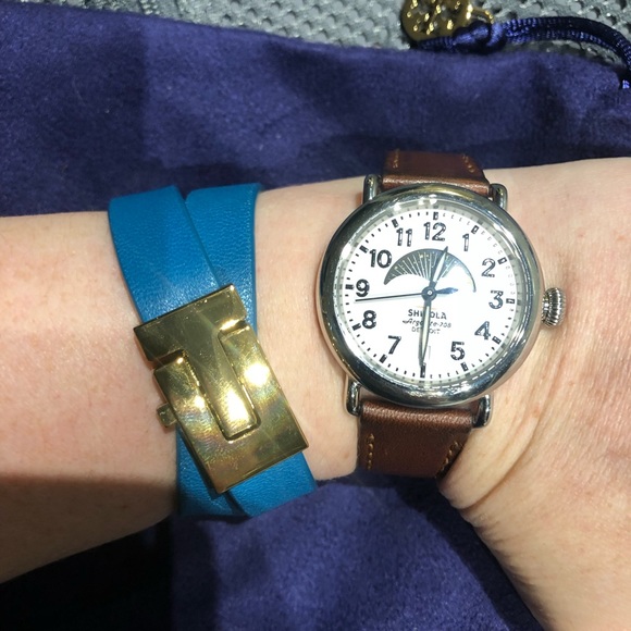 Tory Burch wrap leather bracelet - Picture 2 of 5
